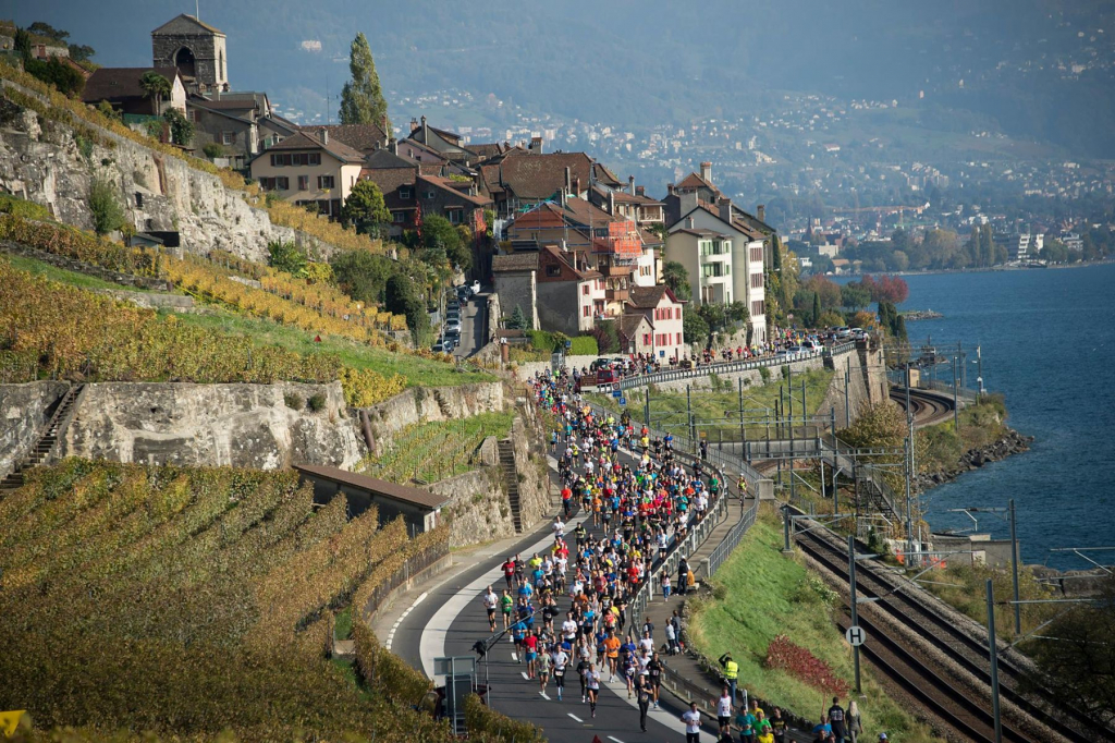 Lausanne Marathon in the Lake Geneva Reagion